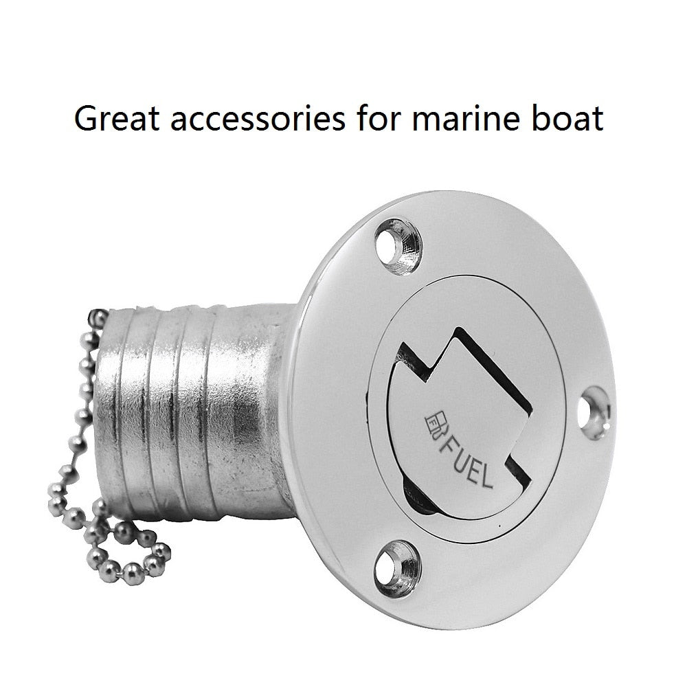 45 Degree Fuel Deck Filler Cap Stainless Steel 316 GAS DIESEL FUEL WASTE WATER 38mm 50mm Marine Boat Yacht Accessories Parts