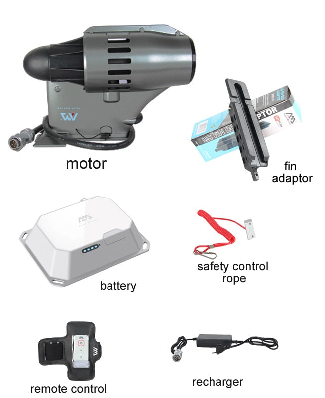 AQUA MARINA BLUEDRIVE POWER FIN 12V batterie aileron électrique Stand Up Paddle Board moteur de poussée SUP Surf Kayak planche de surf hélice