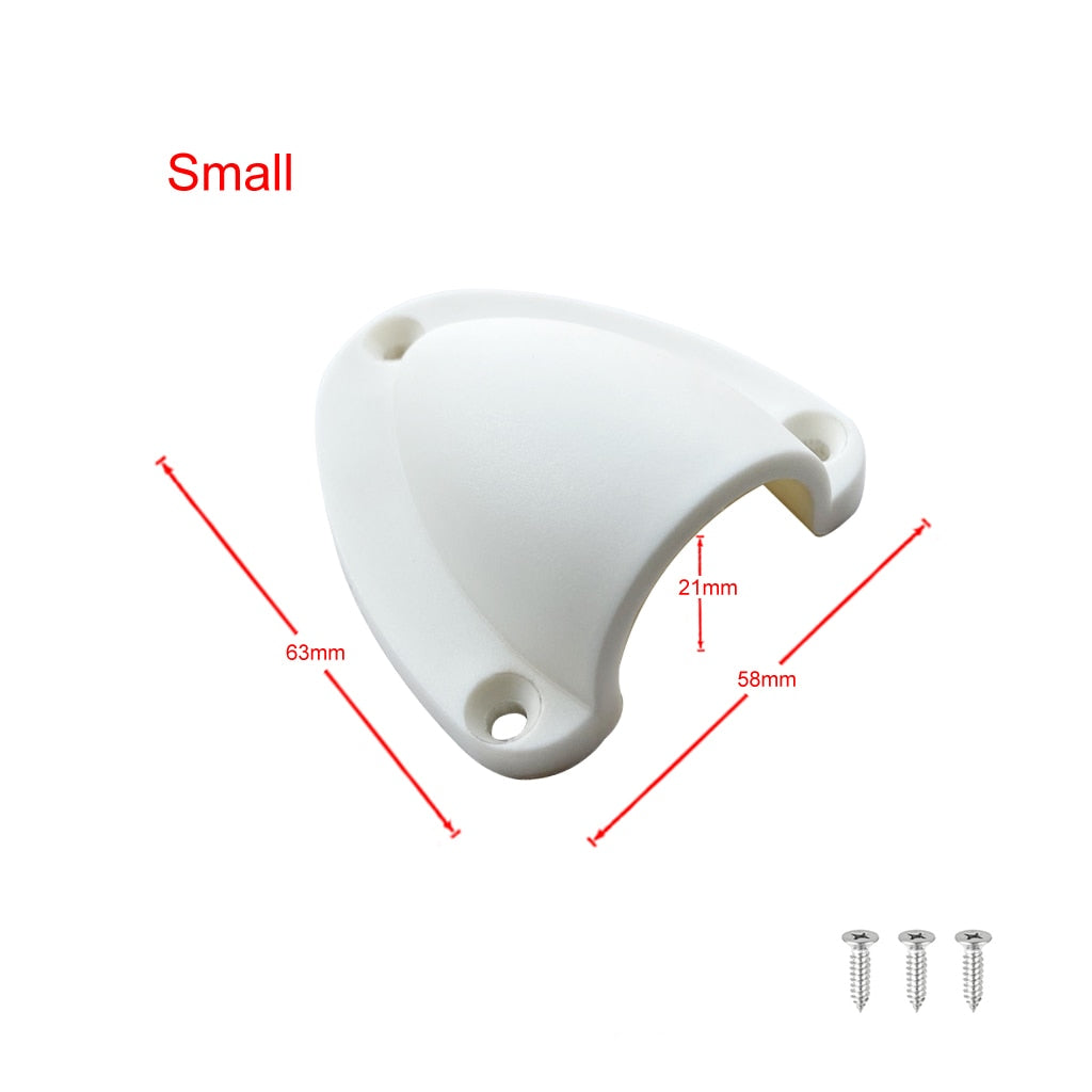 Couvercle d'évent de câble en Nylon marin coquille de palourde ventilateur d'évent à clapet à travers les évents pour sortie de bateau accessoires de Yacht marin